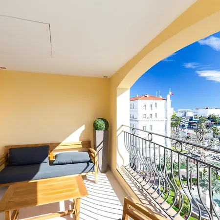 An Exceptionally High Quaility Large Overlooking The Palais Des Festivals In - 1787