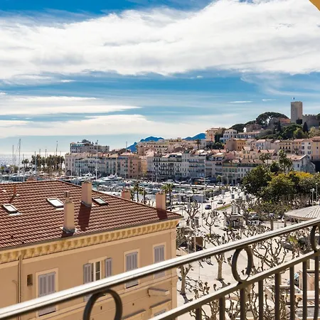 An Exceptionally High Quaility Large Overlooking The Palais Des Festivals In - 1787 *